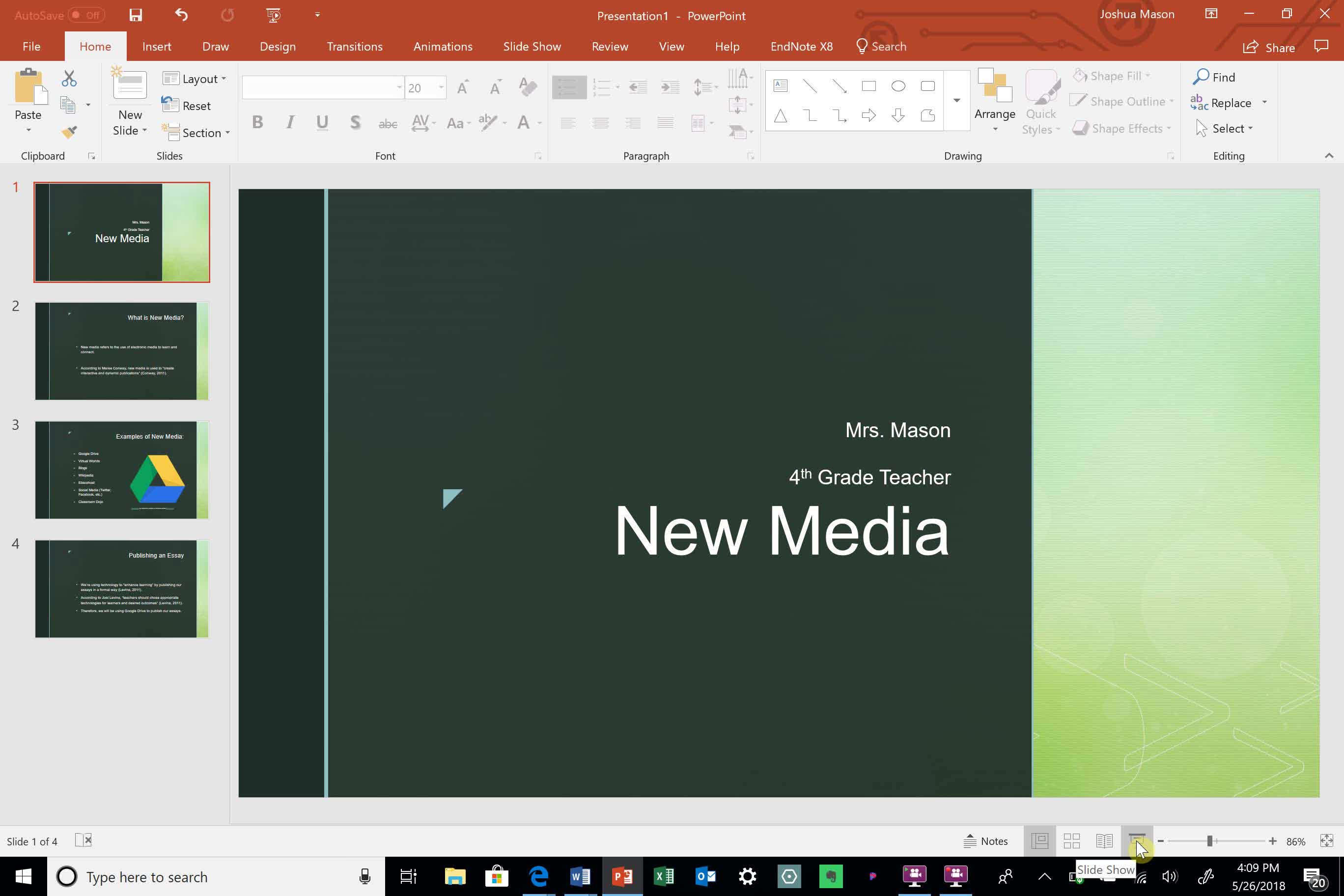 What is New Media? by Mrs. Mason