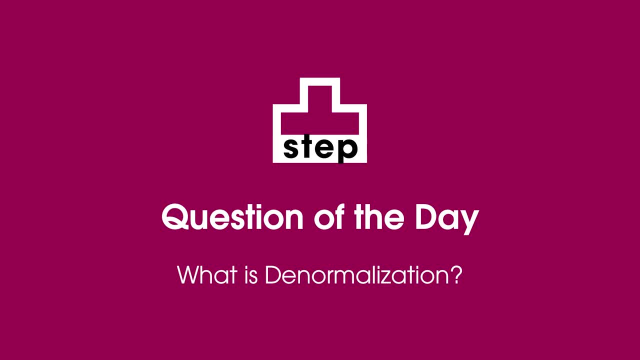 What is Denormalization in  Database management?