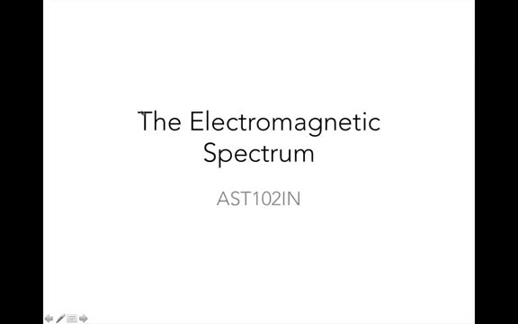 Lecture 10 - The Electromagnetic Specture