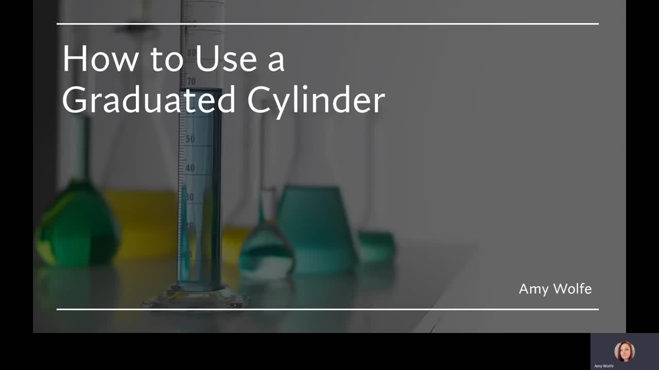 How to Use a Graduated Cylinder