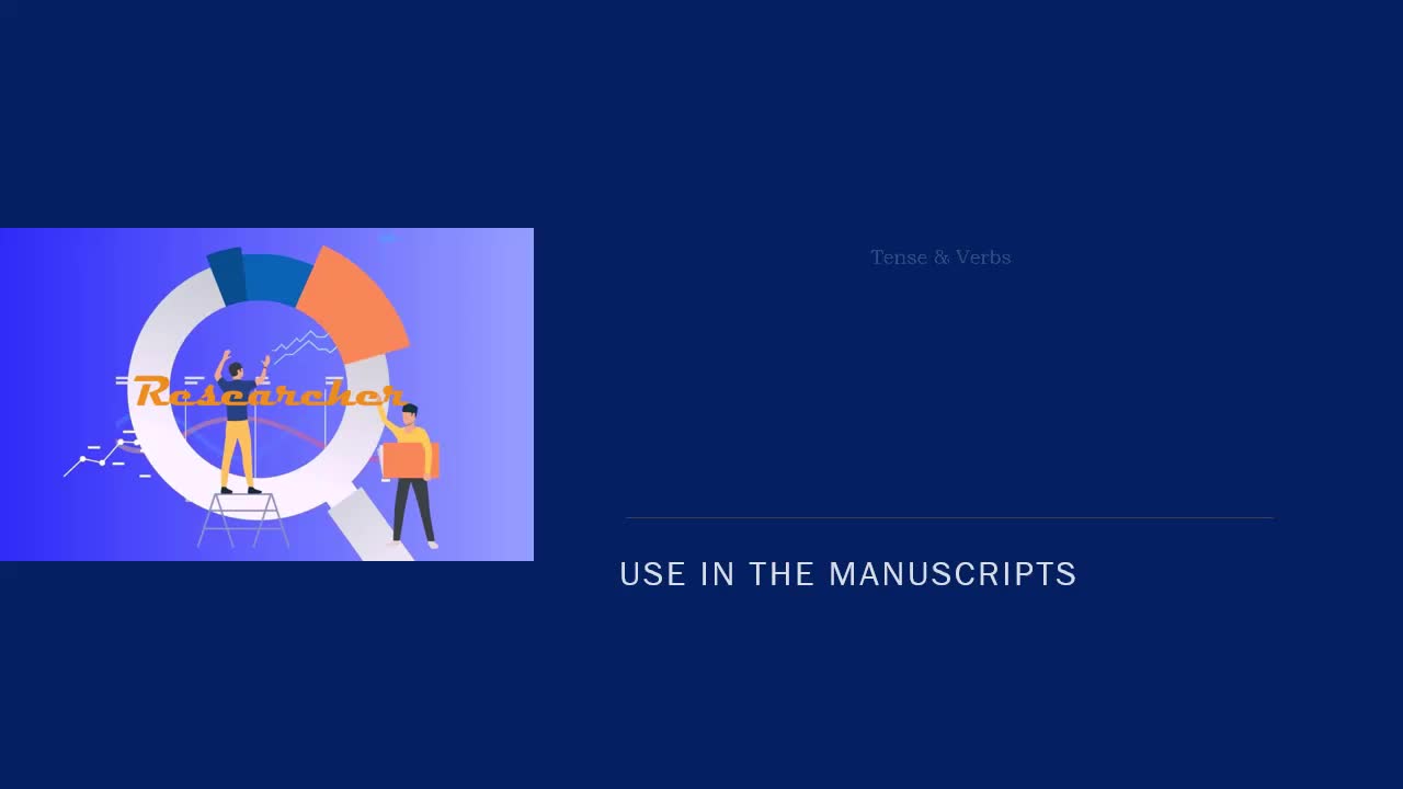 Tense & Verbs Used in Manuscripts