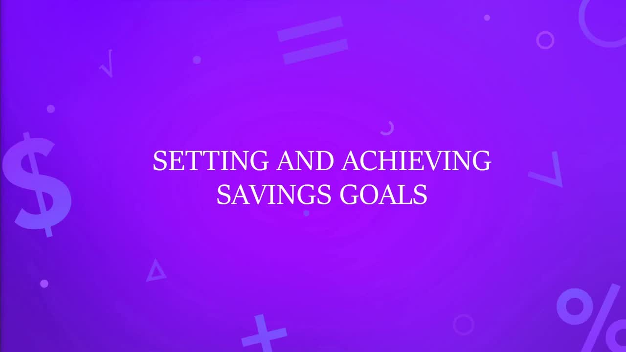 PersonalFinanceLab: Setting and Keeping Savings Goals in the Budget Game