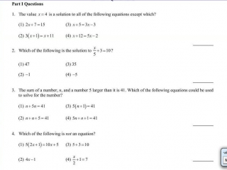 Expressions Equations And Inequalities Worksheet Answers
