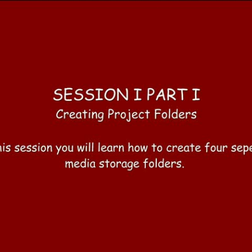 Part 1: Creating Project Folders