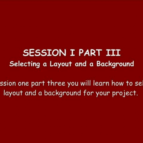 Part 3: Selecting A Layout