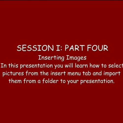 Part 4: Inserting Images