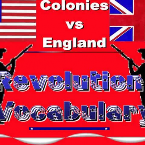 American Revolution Vocabulary