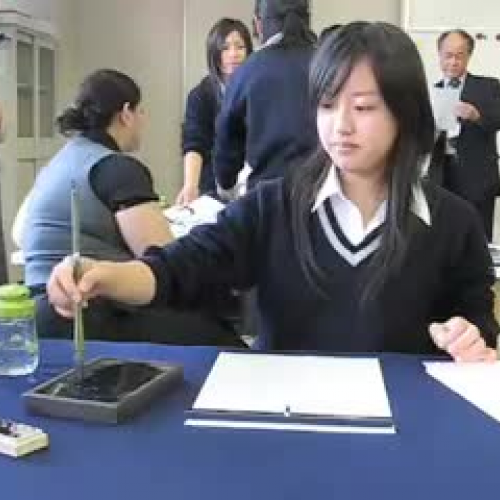 High School Calligraphy Class 1