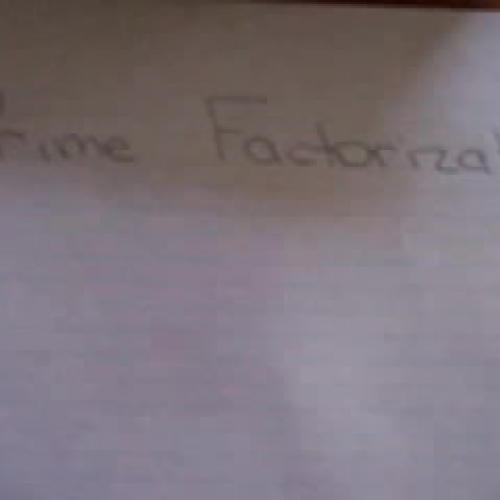 GCF prime factorization