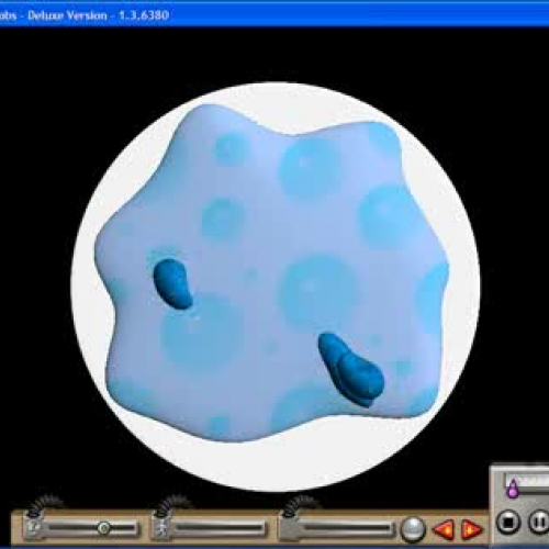 Animating Protozoa in Cosmic Blobs