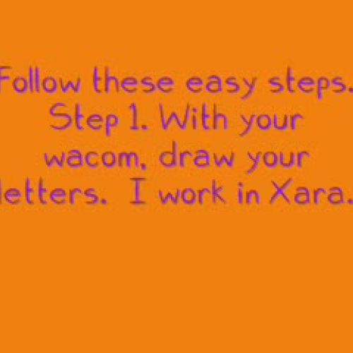 How to make fonts - step-by-step