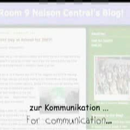 Why Let our Students Blog mit deutschen Unter