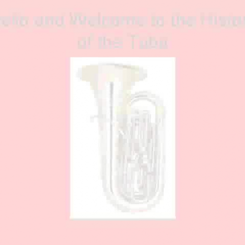 History of the Tuba