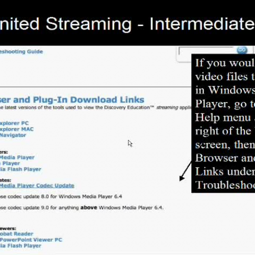 United Streaming intermediate