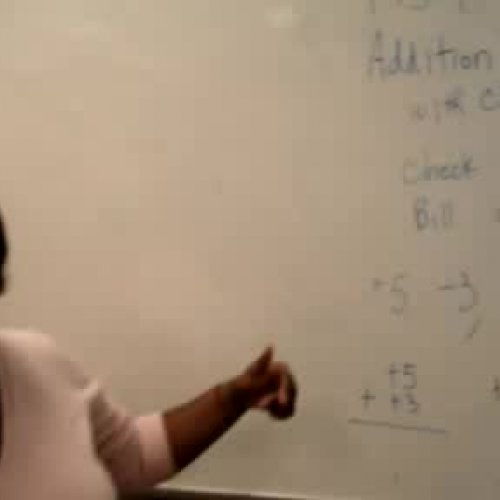 Signed Numbers with checks and bills