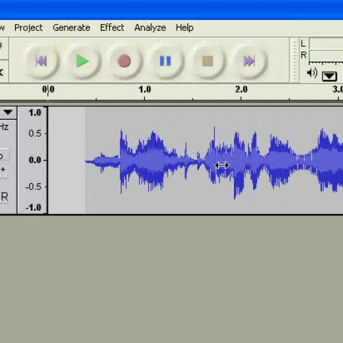 Moving Audio in Audacity
