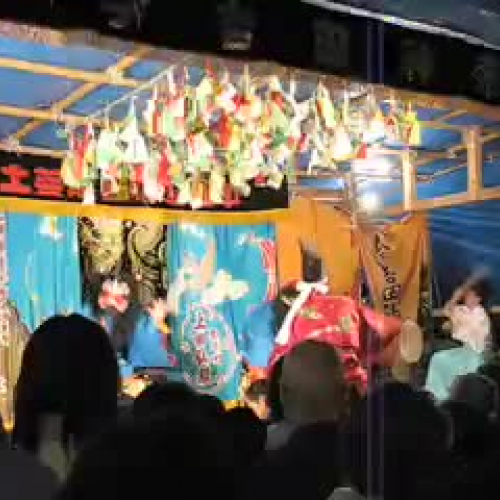 Kagura Performance - Battle Scene