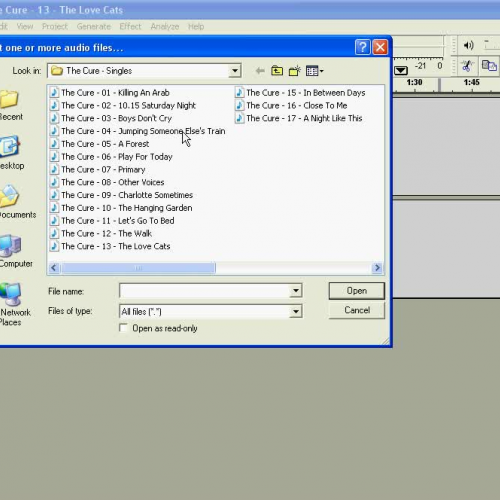 Importing More Audio Tracks