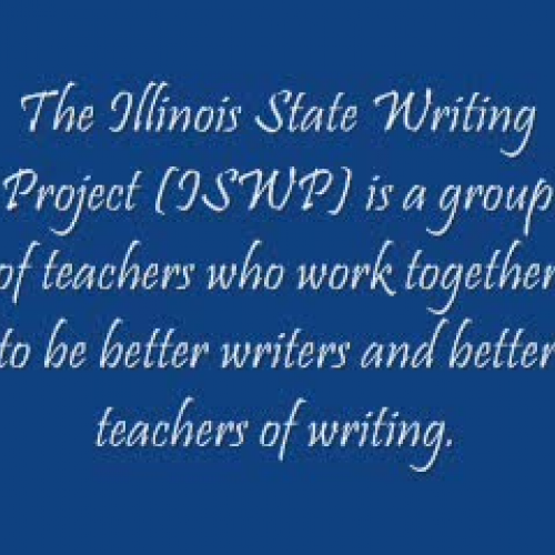 Illinois State Writing Project- Part 1