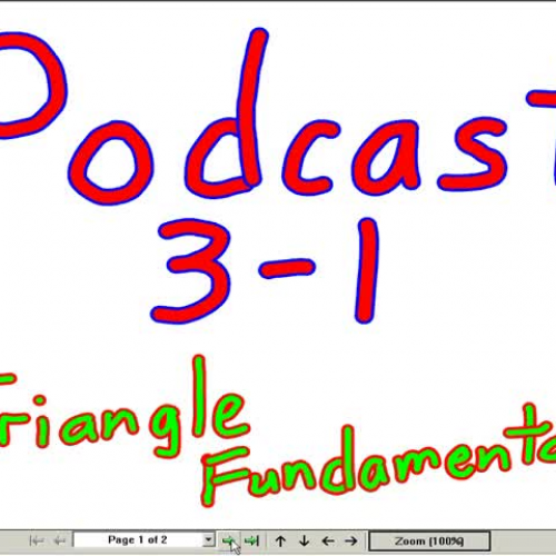 Lesson 3-1: Triangle Fundamentals