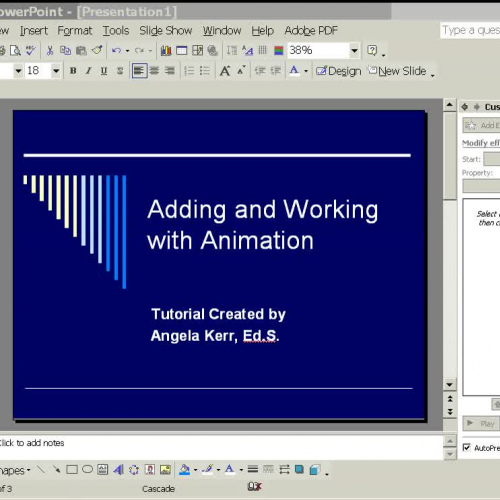 PowerPoint Tutorial-Custom Animation