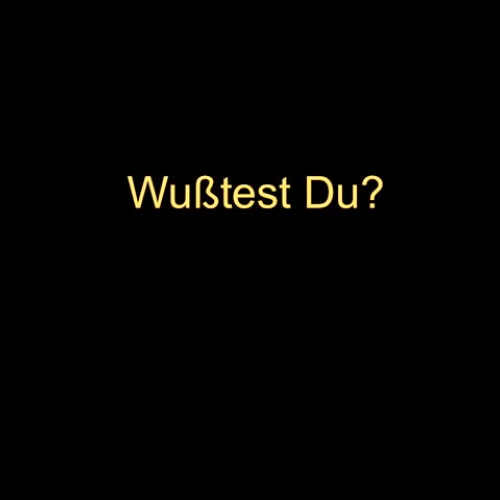  Wusstest Du? (Did You Know 1.9.de)