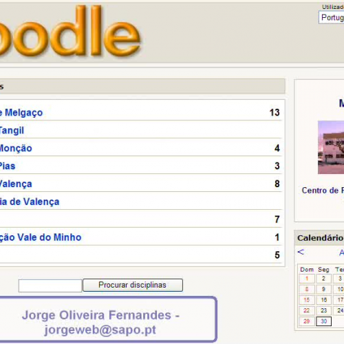Cria??o de disciplinas no MOODLE