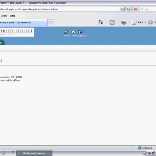 007 My Calendar - Viewing Event Added