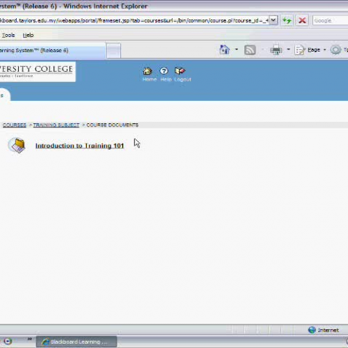 018 My Courses - Course Documents Part 1