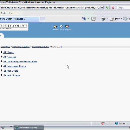 034 My Courses - Communications - Send Email 
