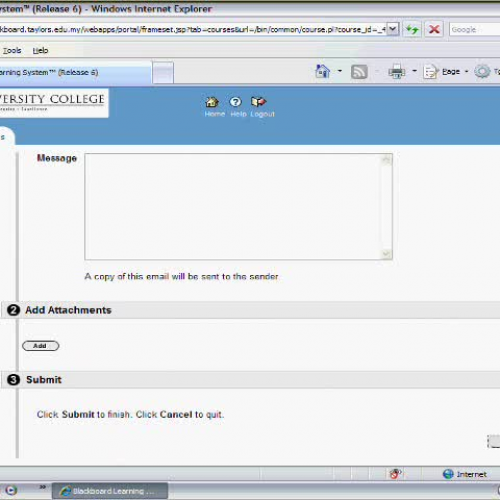 035 My Courses - Communications - Send Email 