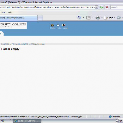 038 My Courses - External Links