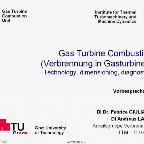 Gas Turbine Combustion