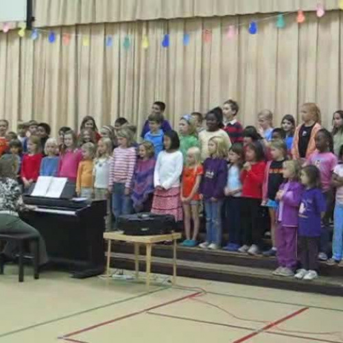 Math Night 2007 - chorus performance