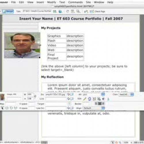 Create Links in Portfolio