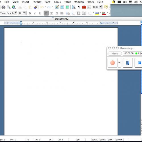 How to create a new Microsoft Word Document