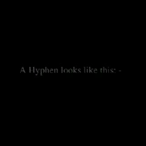 Hyphen