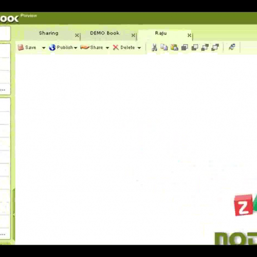 Zoho Notebook
