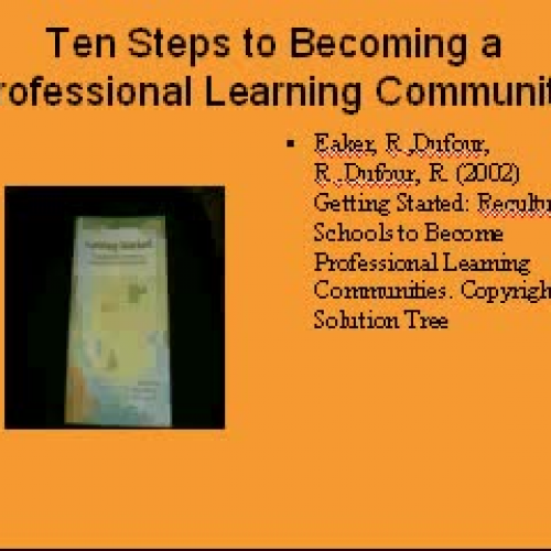 Ten Steps to Becoming a PLC Part 1