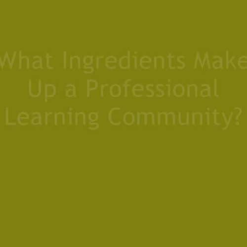 Professional Learning and Technology