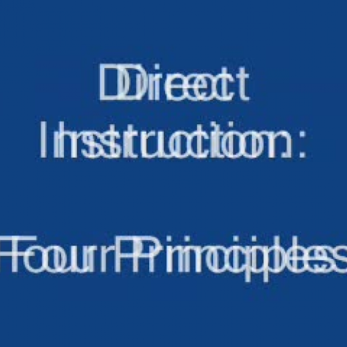 Direct Instruction, pt 1