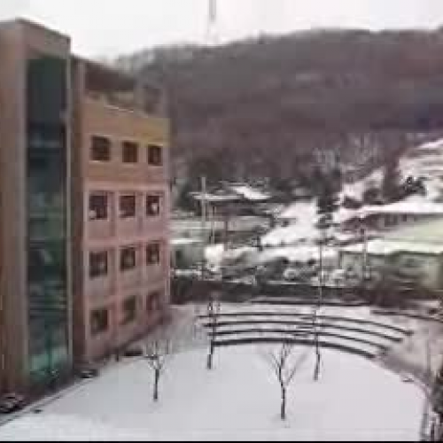 School View in Uijeongbu Science HS, South Ko