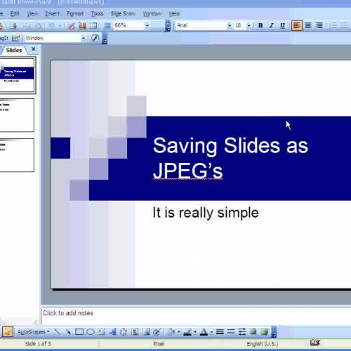 PowerPoint to JPEG