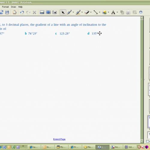 Exercise 1.1 Hints- Graphing Linear Equations