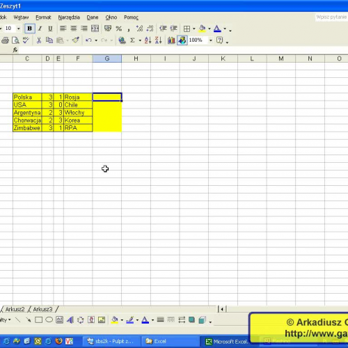 Excel 06 - funkcja JEZELI