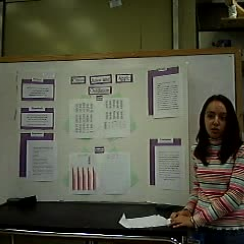 CH Science Fair Presentation Solomon 7th grad