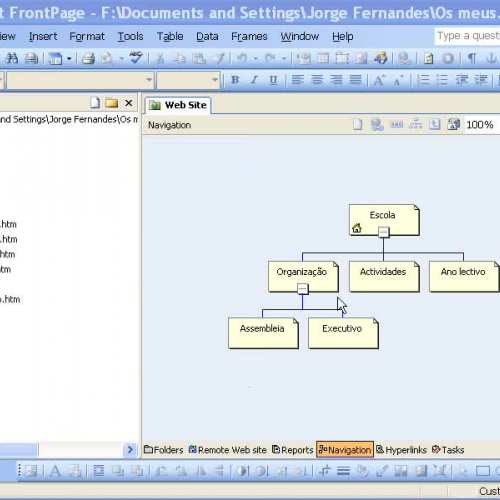 Site em Front Page - Inserir Imagens