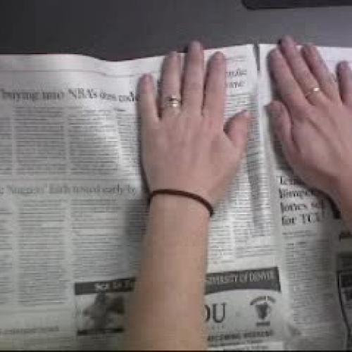 Origami Newspaper Seedling Pot