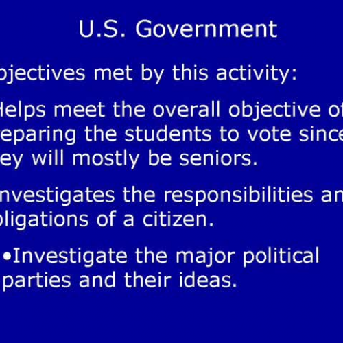 Presidential Election research