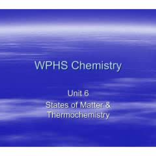 WPHS Chemistry Podcast 6.1